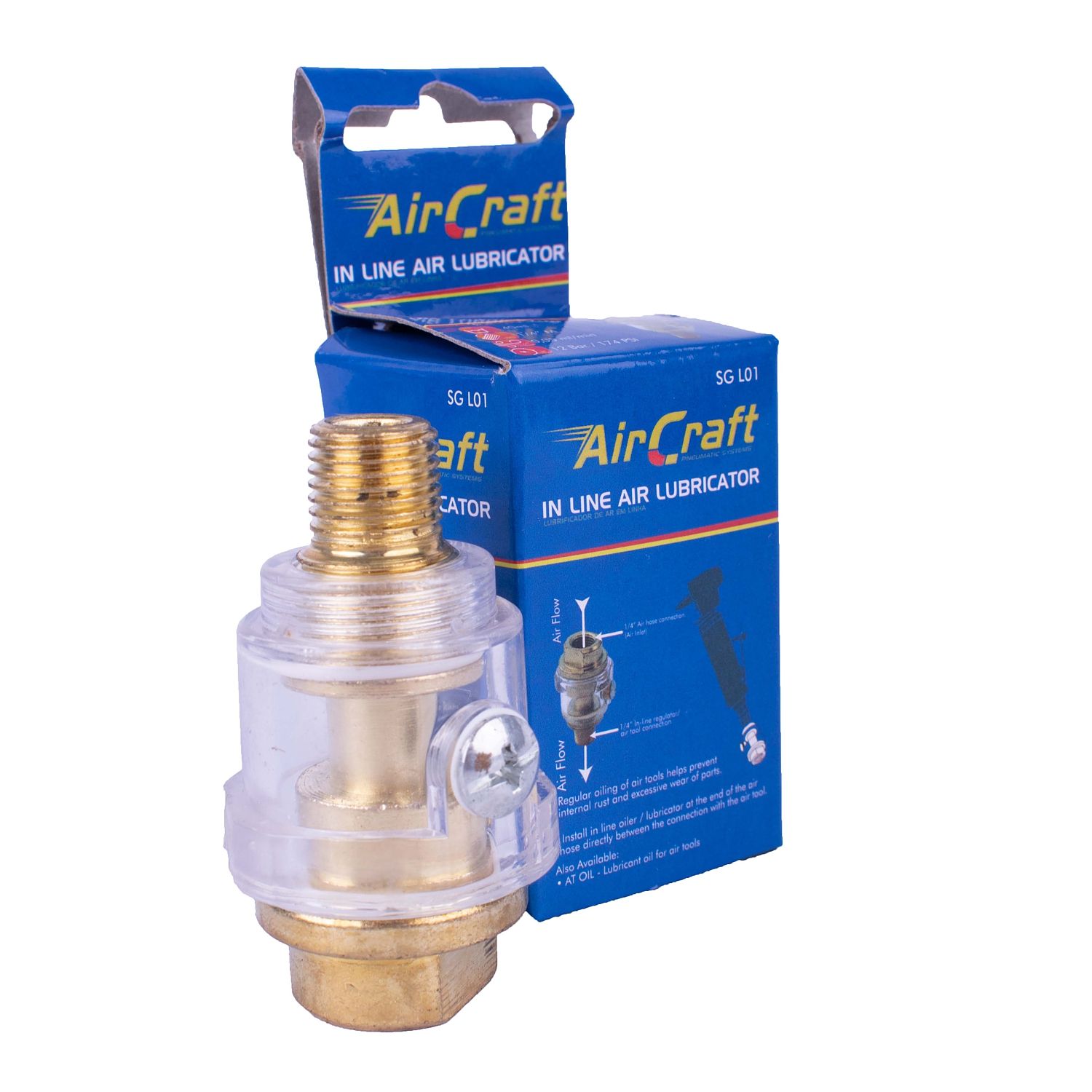 Lubricator In Line 1/4' Hanging Box